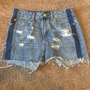 Distressed Jean Shorts. Super cute. Harper Size 27. Never worn.